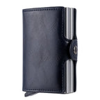 RFID Blocking Carbon Fiber Card Holder Wallet – Slim Metal Case for 12 Cards