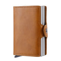 RFID Blocking Carbon Fiber Card Holder Wallet – Slim Metal Case for 12 Cards